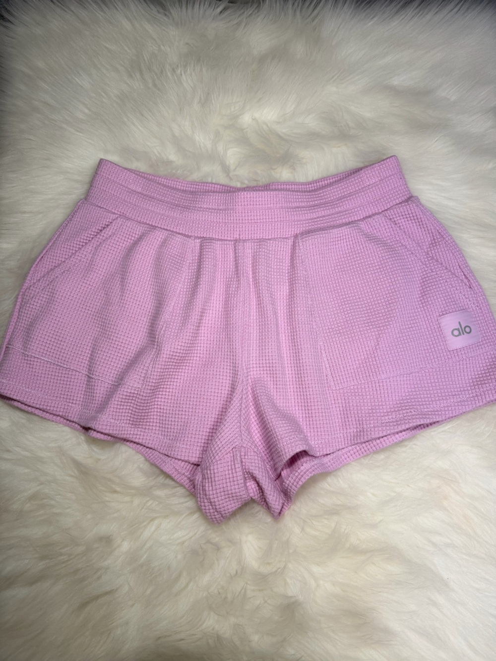 Alo Waffle High-Waist Weekend Escape Short